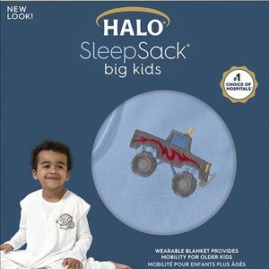 COPY - Halo SleepSack - Big Kids Lightweight Blue 4-5T